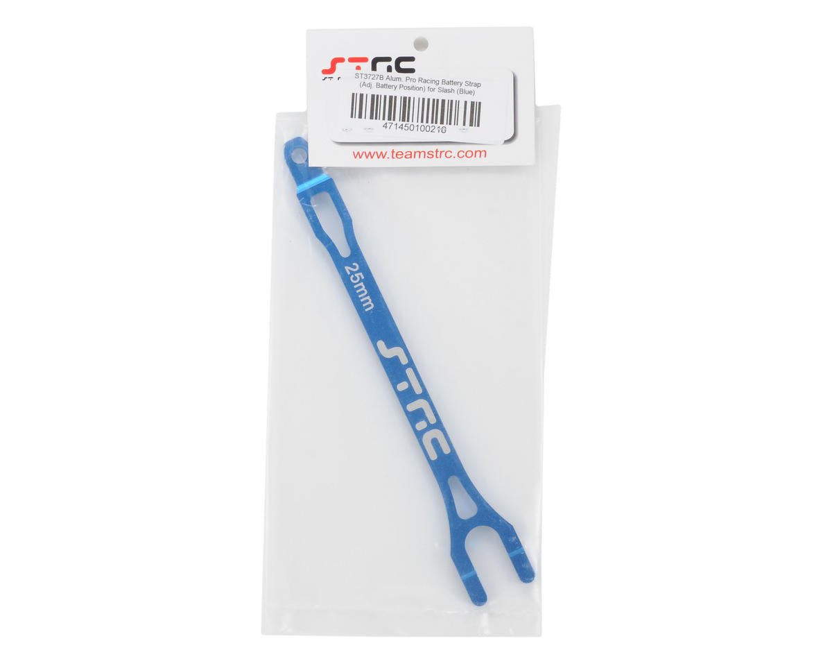 ST Racing Concepts Aluminum Battery Strap (Blue)Traxxas Slash 2wd