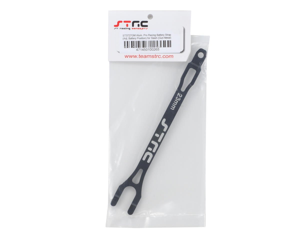 ST Racing Concepts Aluminum Battery Strap (Gun Metal)Traxxas Slash 2wd