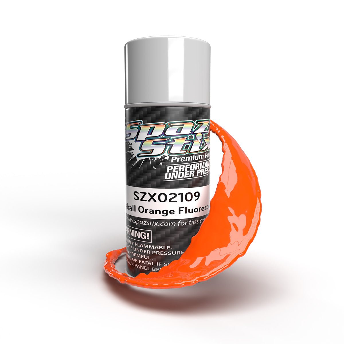 Spaz Stix "Fireball Orange" Fluorescent Spray Paint (3.5oz)
