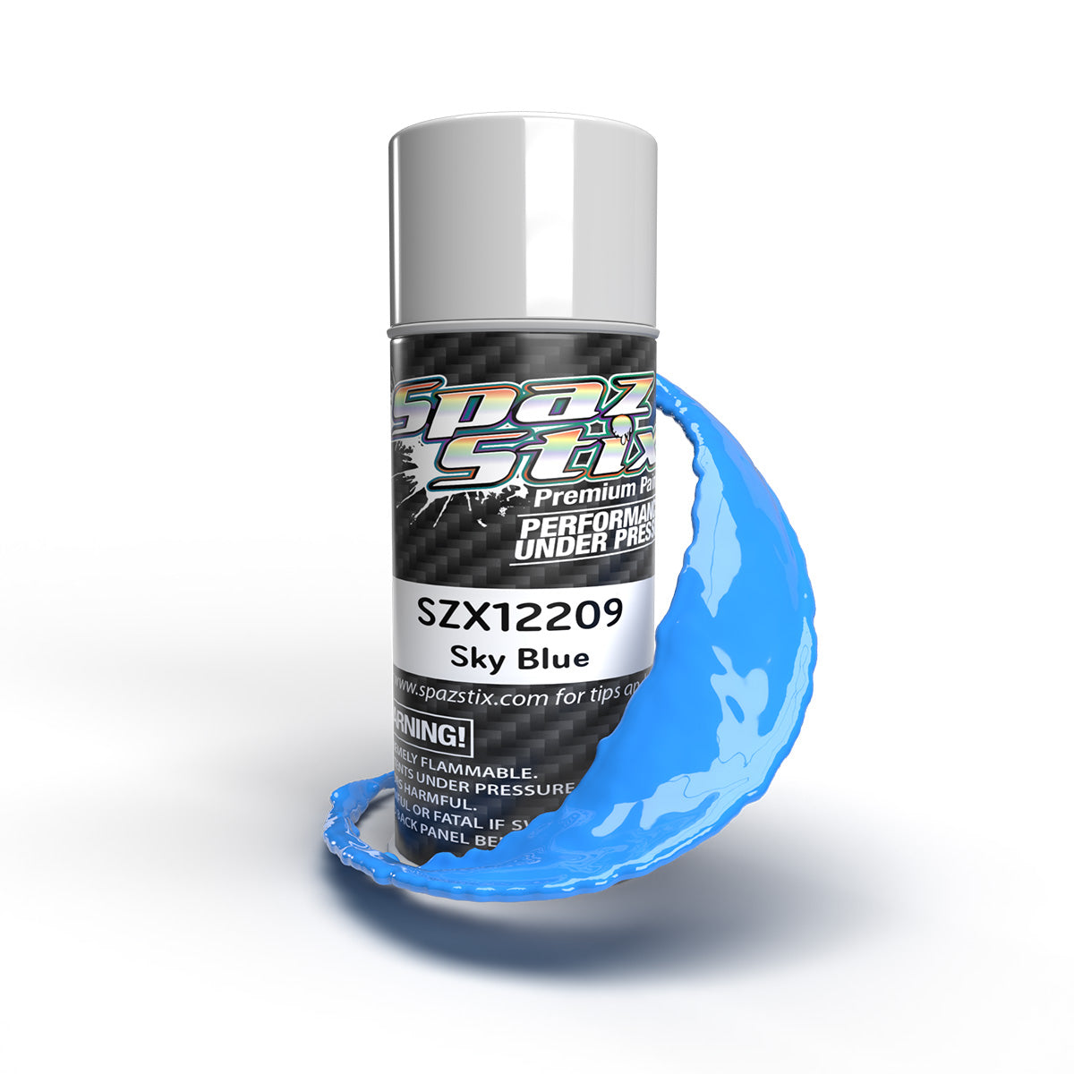Spaz Stix "Solid Sky Blue" Spray Paint (3.5oz)