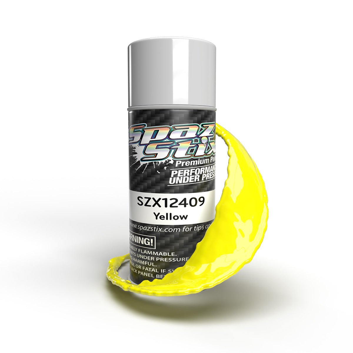 Spaz Stix "Solid Yellow" Spray Paint (3.5oz)