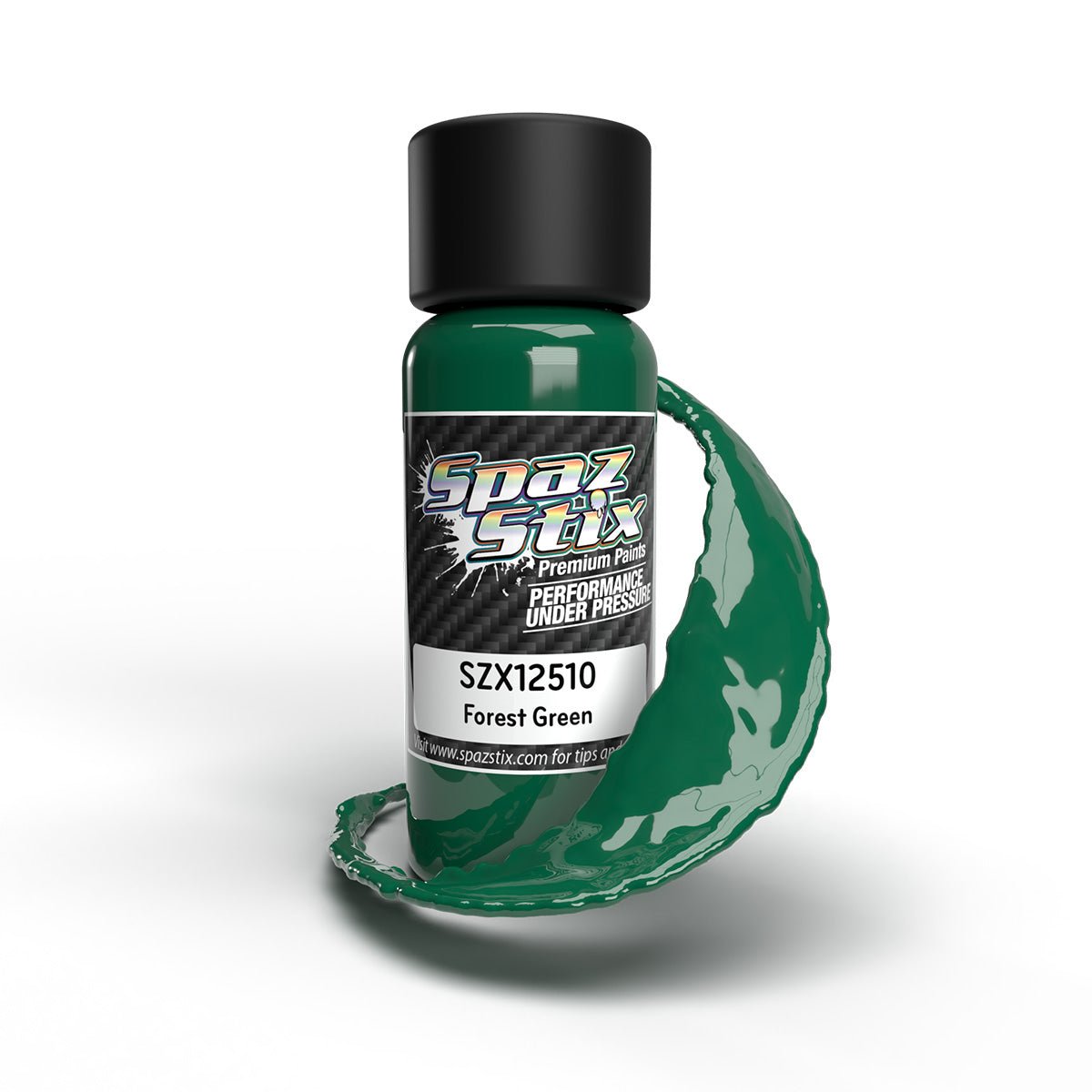 Spaz Stix Forest Green Airbrush Ready Paint, 2oz Bottle