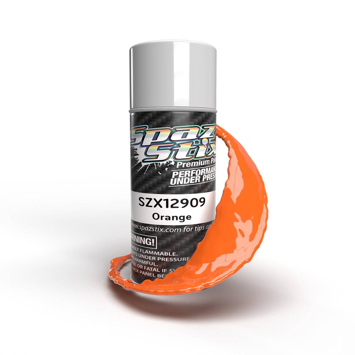 Spaz Stix "Solid Orange" Spray Paint (3.5oz)