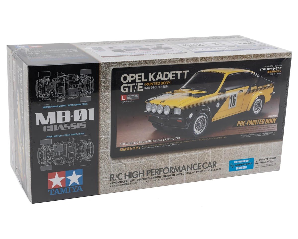 Tamiya Opel Kadett GT/E 1/10 FWD/RWD On-Road 2WD Touring Car Kit (MB-01) (Pre-Painted)