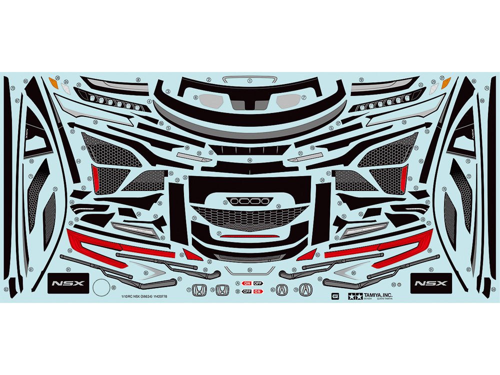 Tamiya NSX 1/10 4WD Electric Touring Car Kit (TT-02)
