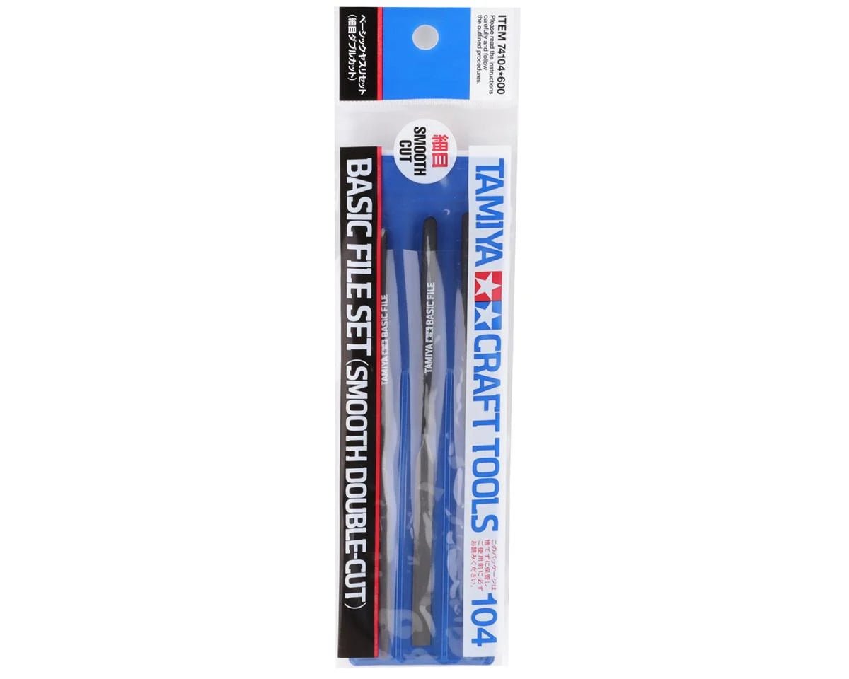 Tamiya Basic Smooth Double-Cut File Set