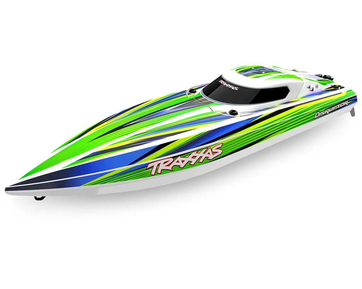 Traxxas Disruptor® VXL 4S High-Performance Electric Brushless RTR Race Boat (Green) w/TQ 2.4Ghz Radio