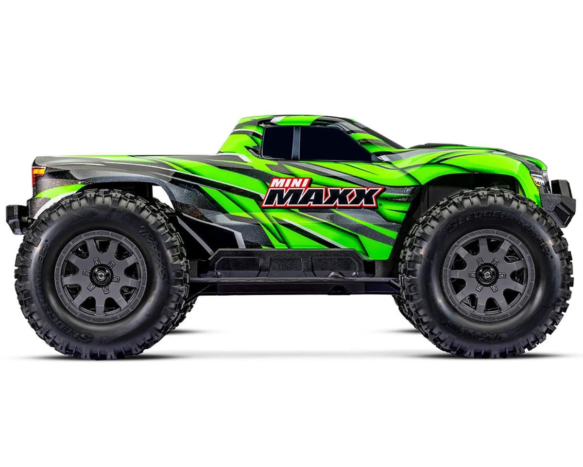Traxxas Mini Maxx® Brushless 1/16 4WD RTR Monster Truck (Green) w/TQ™ 2.4Ghz Radio, Battery