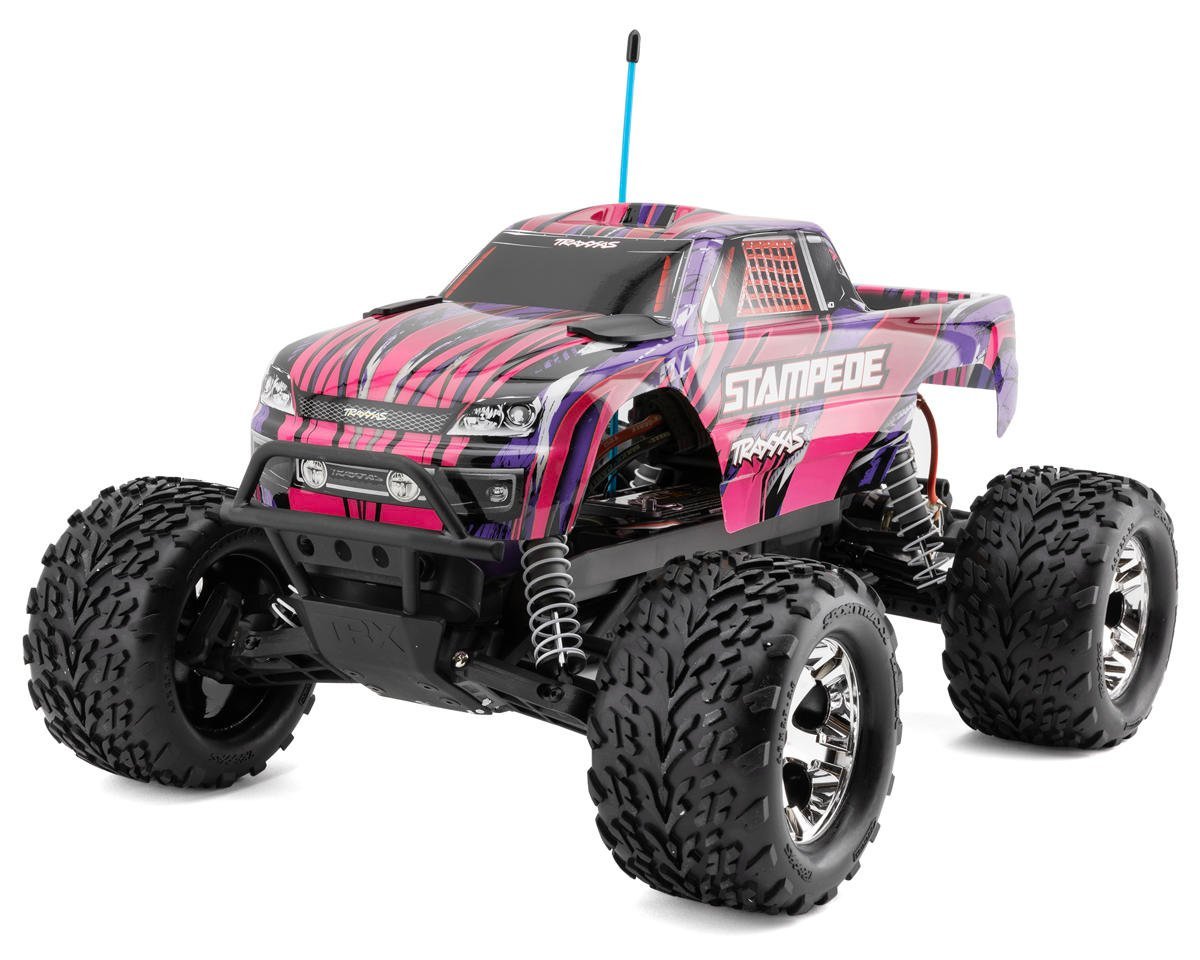 Traxxas Stampede HD 1/10 RTR 2WD Electric Monster Truck (Pink) w/XL-5 ESC, TQ 2.4GHz Radio, Battery & USB-C Charger