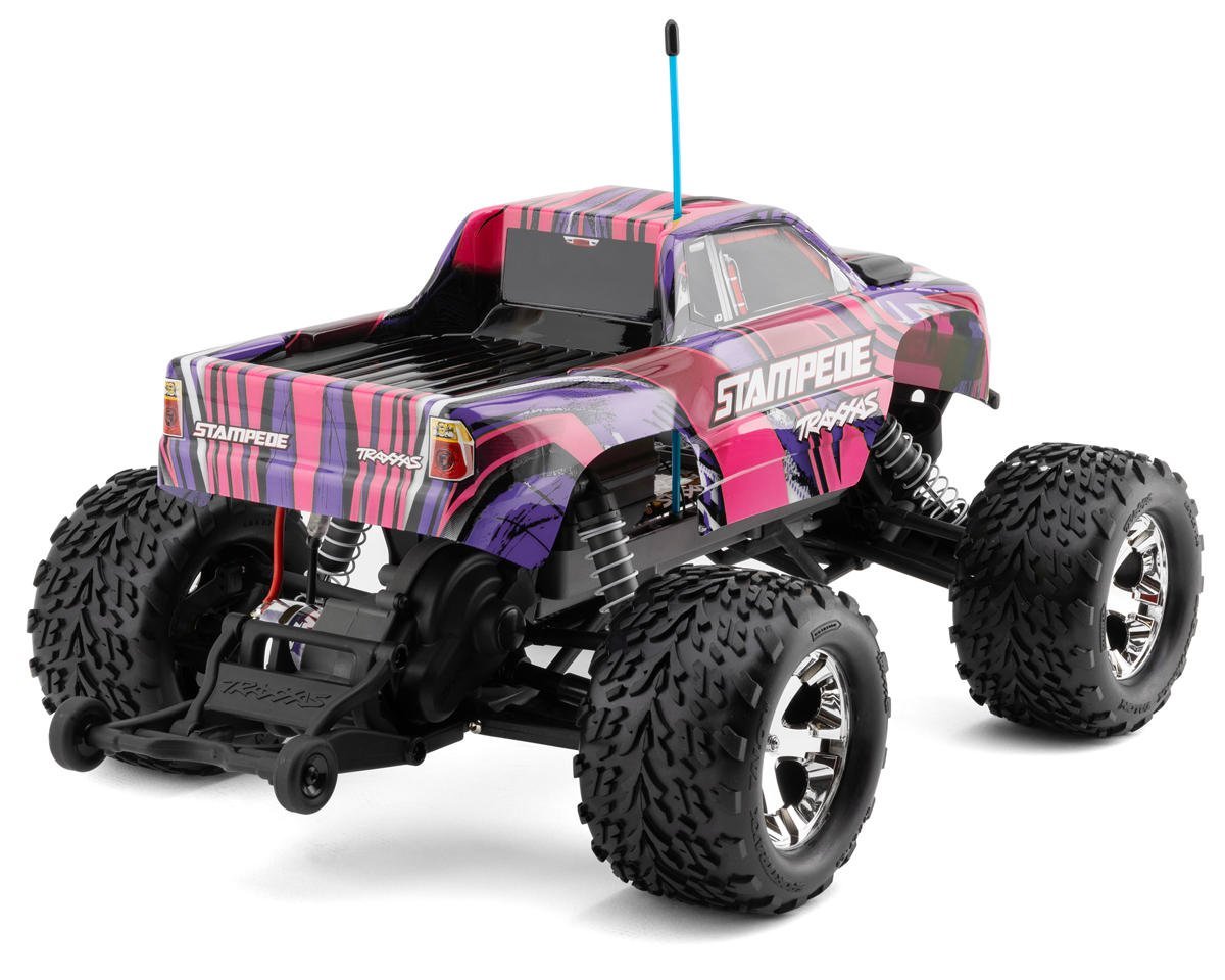 Traxxas Stampede HD 1/10 RTR 2WD Electric Monster Truck (Pink) w/XL-5 ESC, TQ 2.4GHz Radio, Battery & USB-C Charger