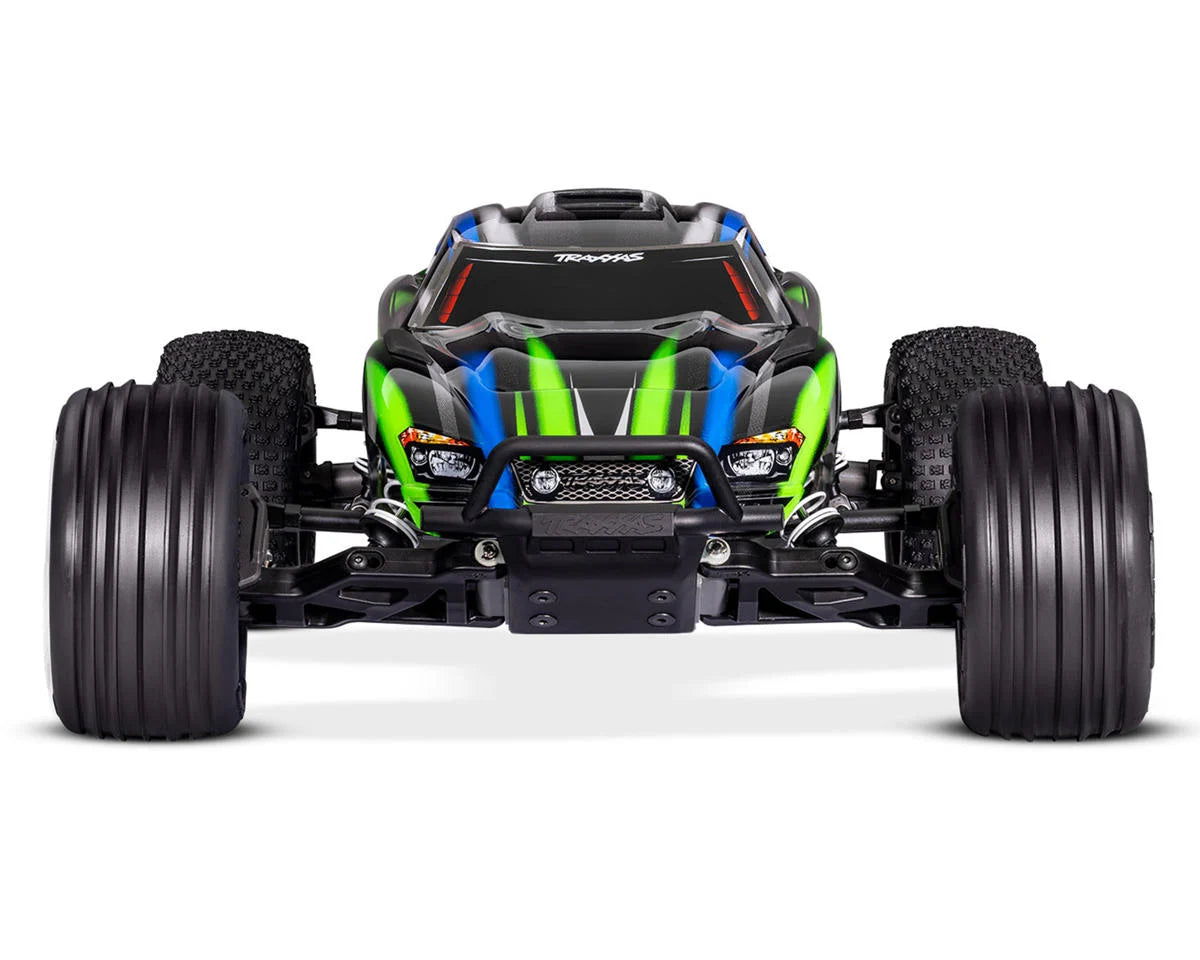 Traxxas Rustler BL-2s HD 1/10 RTR 2WD Brushless Stadium Truck (Green) w/BL-2s ESC & TQ 2.4GHz Radio