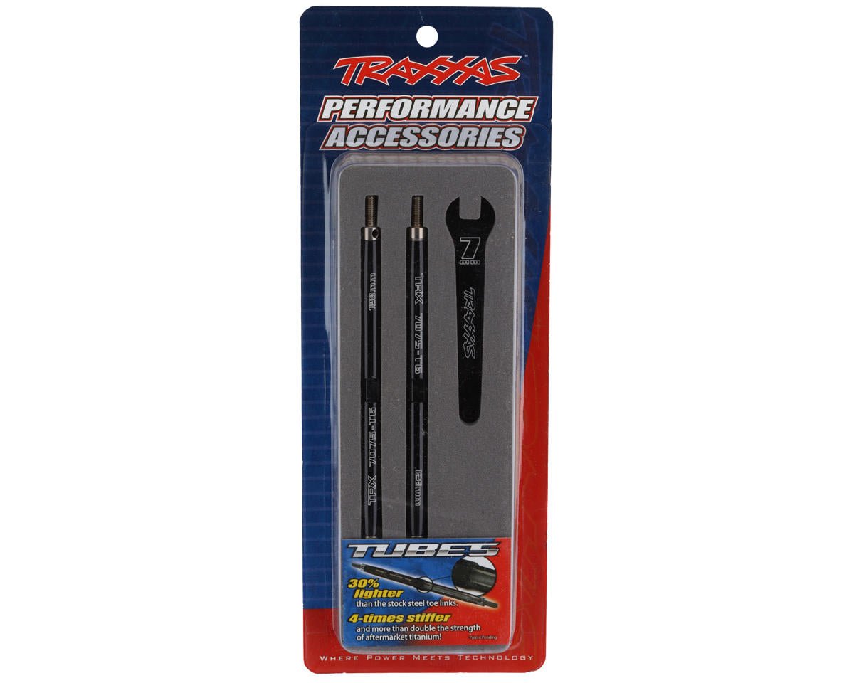 Traxxas Front/Rear Aluminum Toe Links (Black)