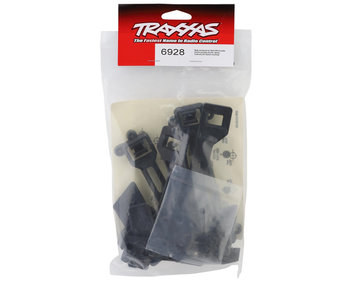 Traxxas Slash 4x4 Body Conversion Kit w/Body Mounts