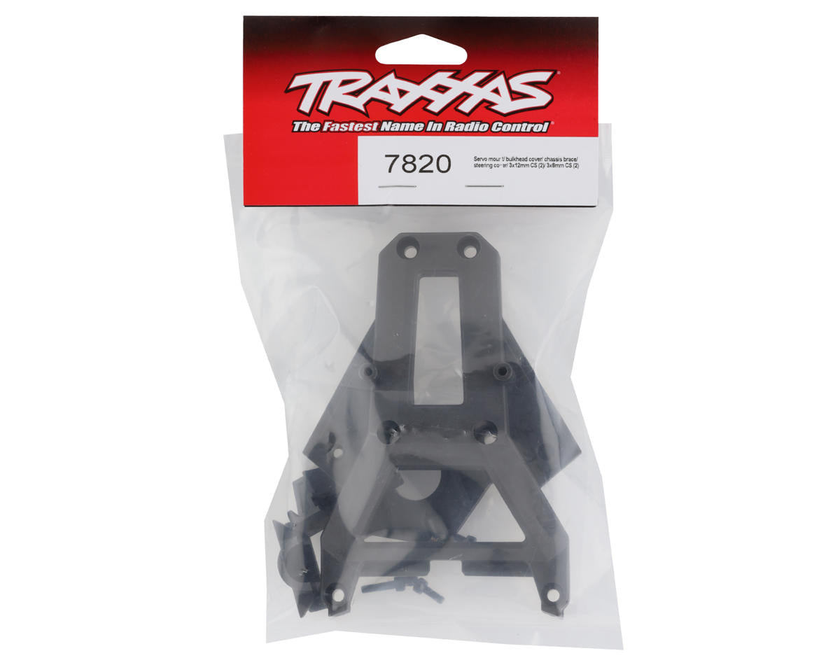 Traxxas XRT Servo Mount, Bulkhead Cover & Chassis Brace