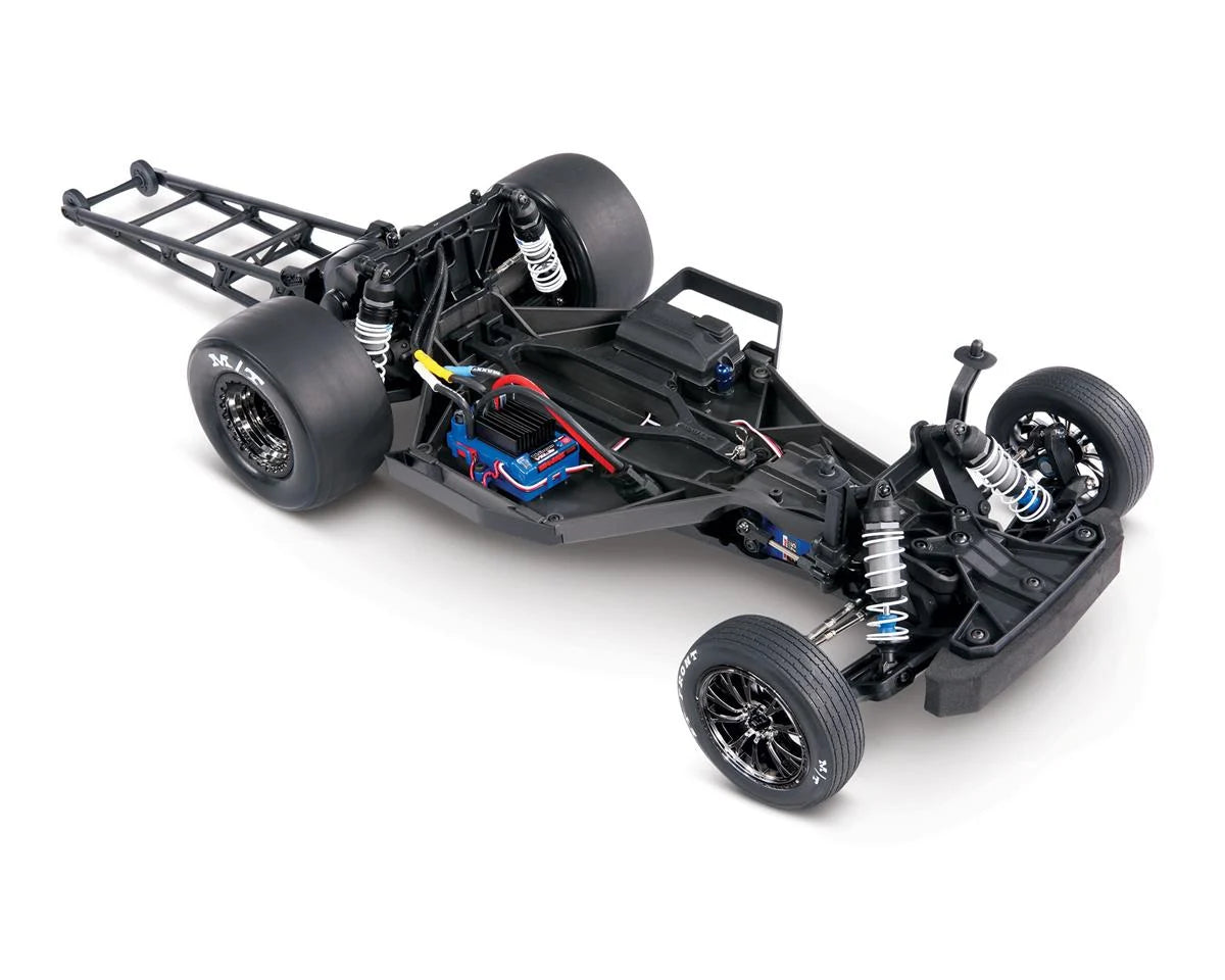 Traxxas Drag Slash 1/10 2WD RTR No Prep Truck w/1967 Chevrolet C10 Body (Black) TQi 2.4GHz Radio & TSM
