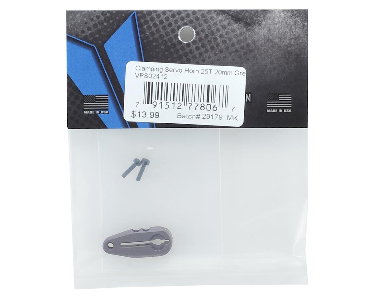 Vanquish VPS02412 20mm Aluminum Clamping Servo Horn (25T-ProTek/Savox/Futaba)