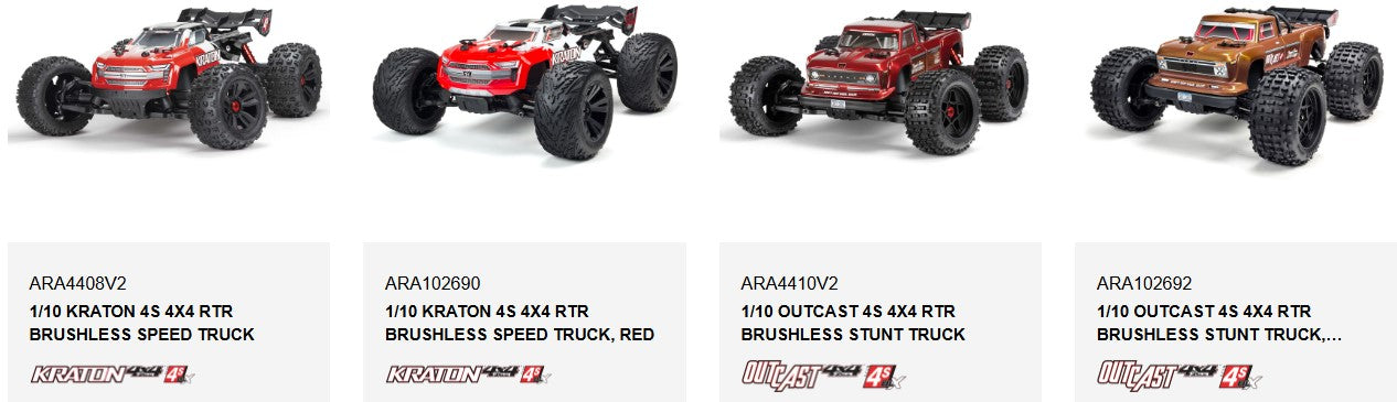 Arrma Front OR Rear DBoots Backflip LP Tires & Wheels 1/10 KRATON ,OUTCAST 4X4 4S