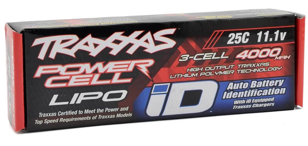 Traxxas iD LiPo 11.1V 3-cell 4000mAh 25C Battery 2849X for Rustler Hoss TRX-4