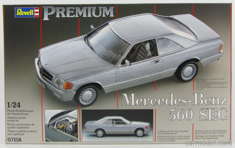 Revell Mercedes-Benz 560 SEC Premium Kit 1/24 07158