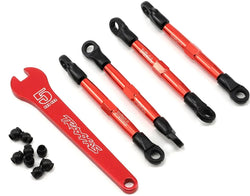 Traxxas 7038X Front & Rear Alum Toe Links, Red 1/16 Slash 4WD