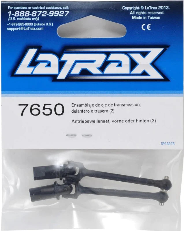 Traxxas LaTrax Front/Rear Assembled Driveshaft (2)