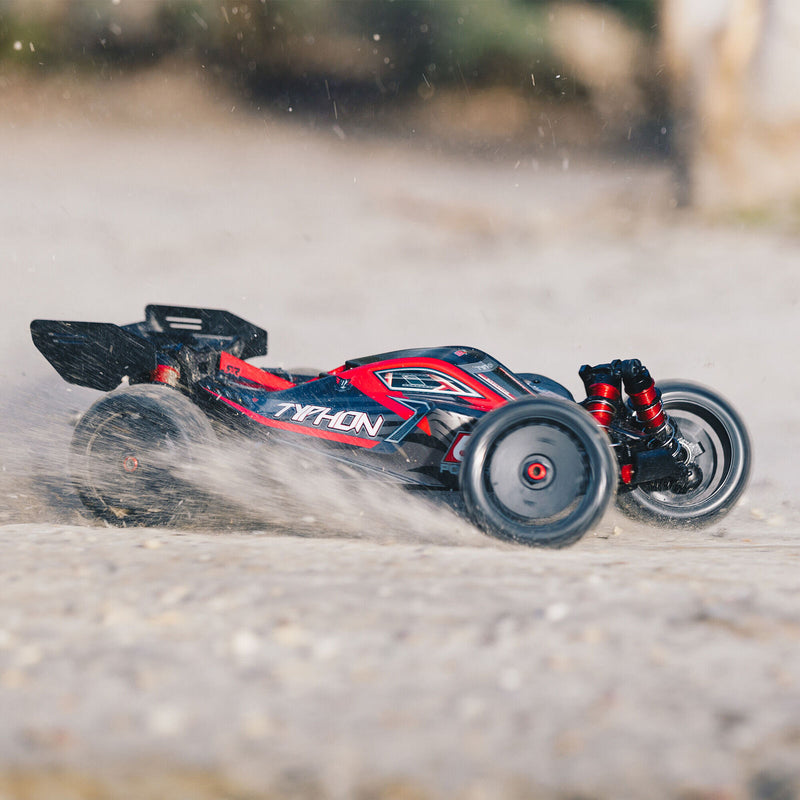 Arrma Typhon 6S BLX Brushless RTR 1/8 4WD Buggy (Red/Black) (V5) w/SLT3 2.4GHz Radio