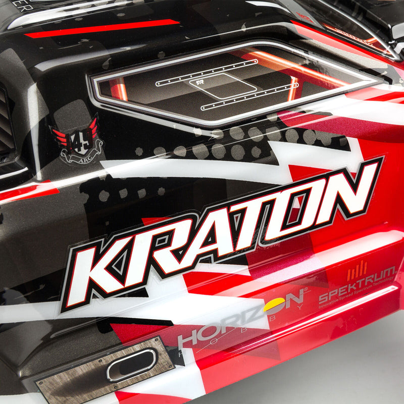 Arrma Kraton 6S BLX RTR 1/8 4WD Brushless Monster Truck (Red) (V5) w/SLT3 2.4GHz Radio