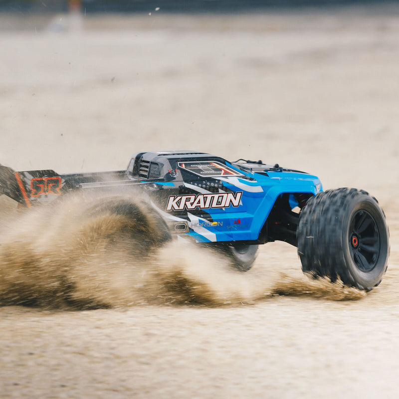 Arrma Kraton 6S BLX RTR 1/8 4WD Brushless Monster Truck (Blue) (V5) w/SLT3 2.4GHz Radio