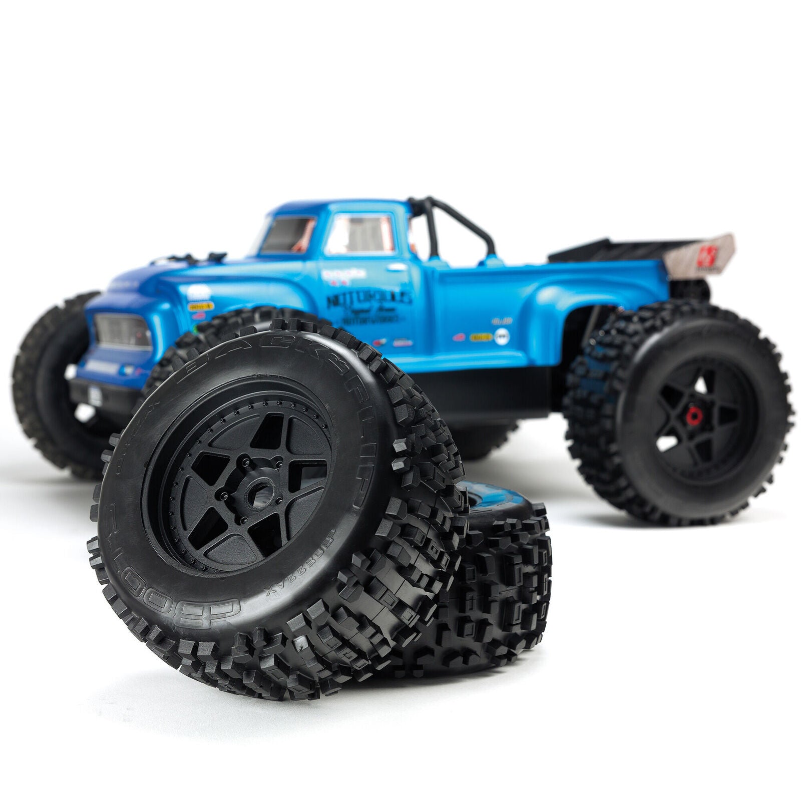 Arrma Notorious 6S BLX Brushless RTR 1/8 Monster Stunt Truck (Blue) (V5) w/SLT3 2.4GHz Radio
