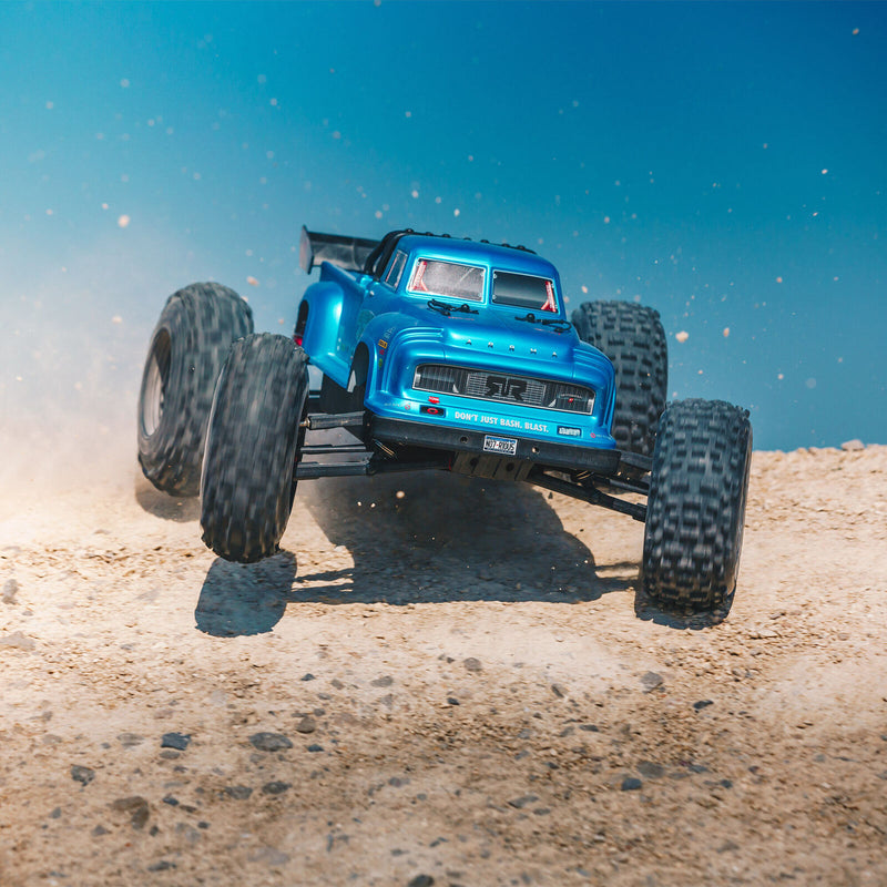 Arrma Notorious 6S BLX Brushless RTR 1/8 Monster Stunt Truck (Blue) (V5) w/SLT3 2.4GHz Radio