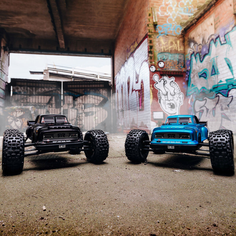Arrma Notorious 6S BLX Brushless RTR 1/8 Monster Stunt Truck (Blue) (V5) w/SLT3 2.4GHz Radio