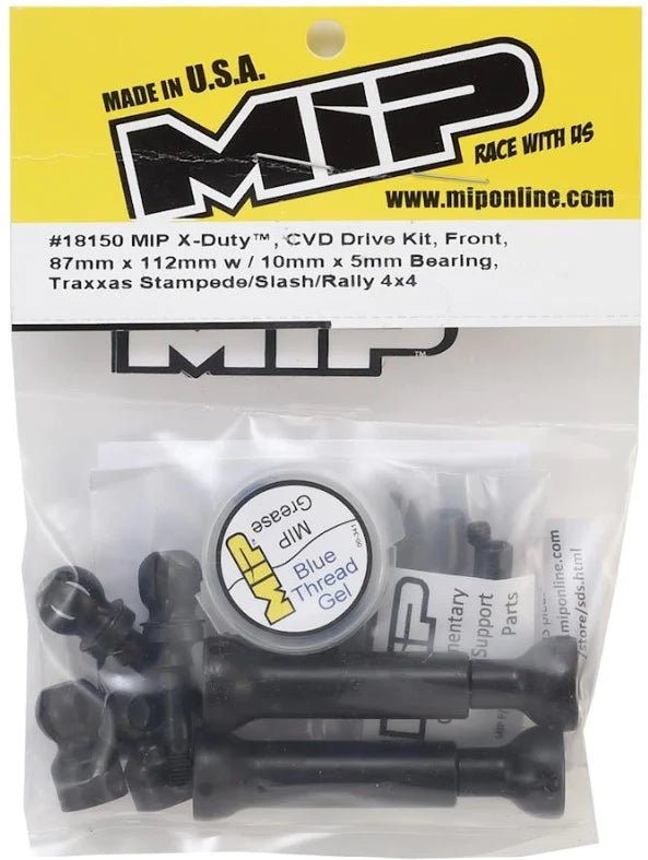 MIP18150 X-Duty Front CVD Drive Kit Traxxas Slash Stampede Rally Hoss 4x4 VXL