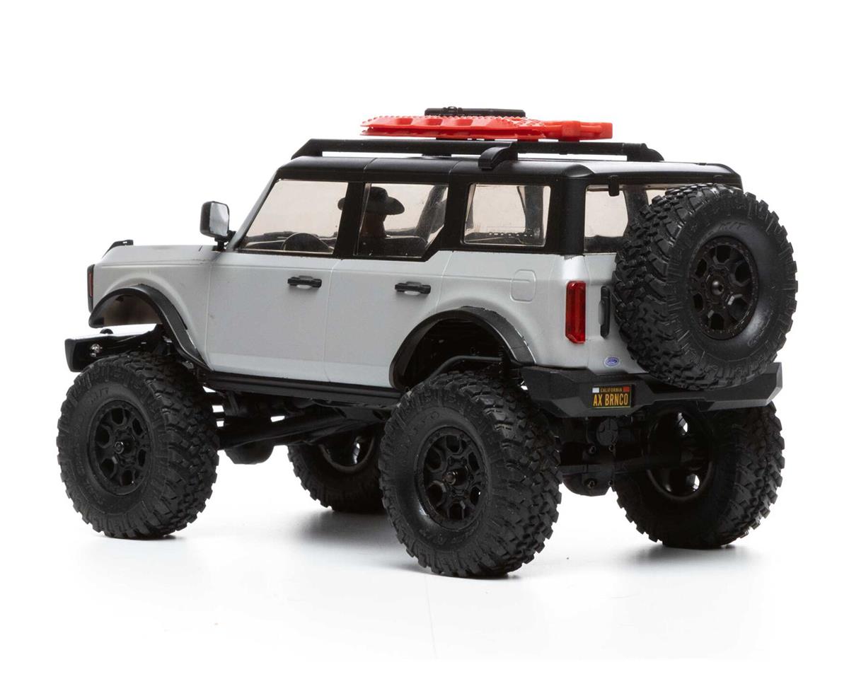 Axial SCX24 2021 Ford Bronco Hard Body 1/24 4WD RTR Scale Mini Crawler (Grey) w/2.4GHz Radio