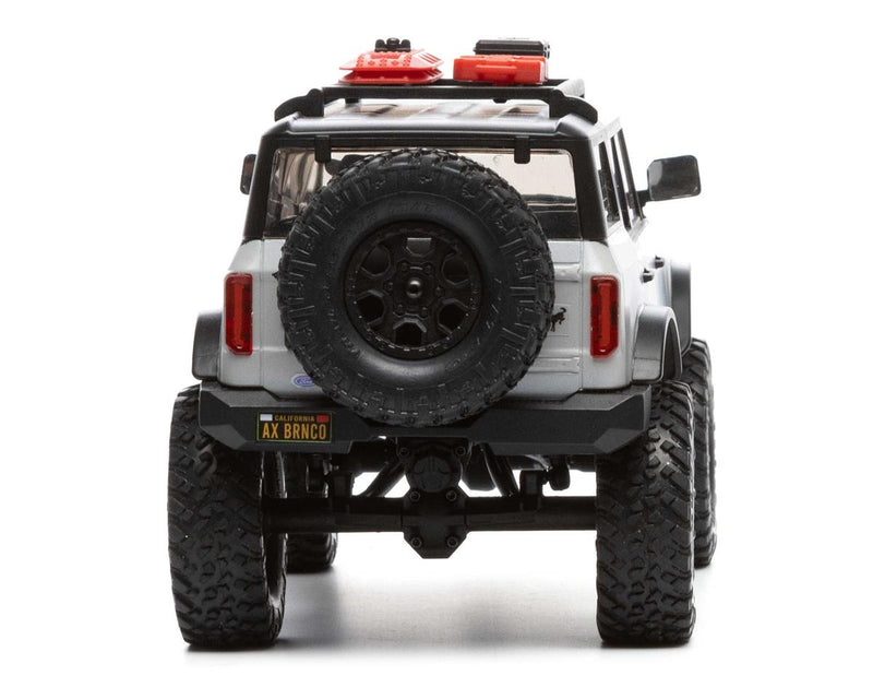 Axial SCX24 2021 Ford Bronco Hard Body 1/24 4WD RTR Scale Mini Crawler (Grey) w/2.4GHz Radio
