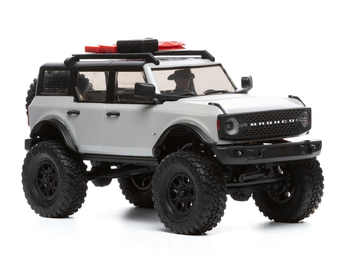 Axial SCX24 2021 Ford Bronco Hard Body 1/24 4WD RTR Scale Mini Crawler (Grey) w/2.4GHz Radio