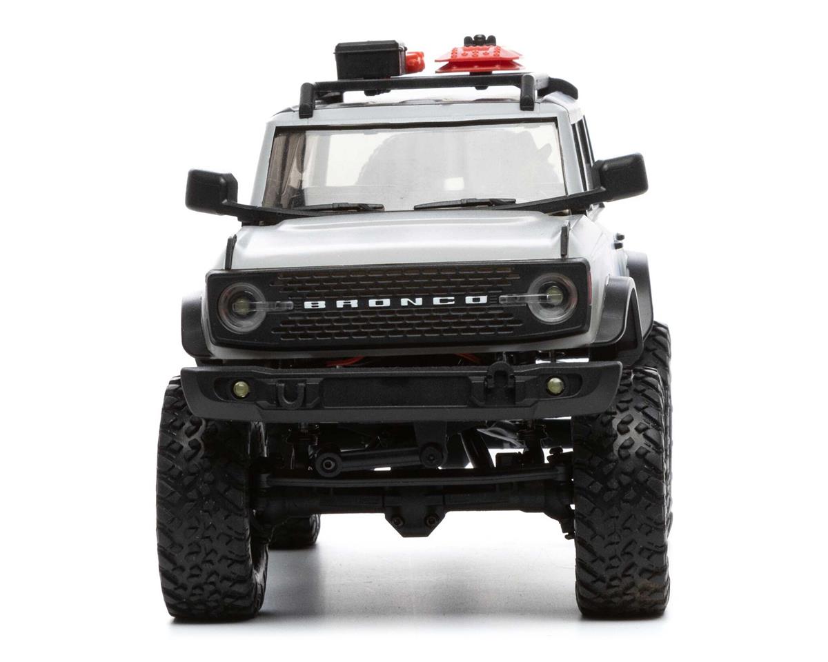 Axial SCX24 2021 Ford Bronco Hard Body 1/24 4WD RTR Scale Mini Crawler (Grey) w/2.4GHz Radio