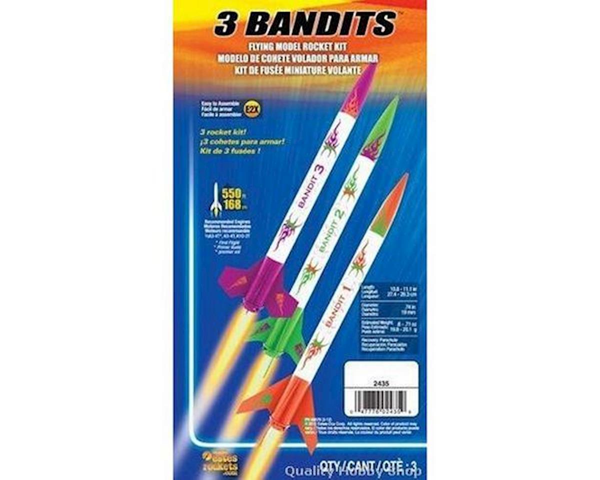 Estes 3 Bandits Beginner Model Rocket Kit (13mm Mini Engine)