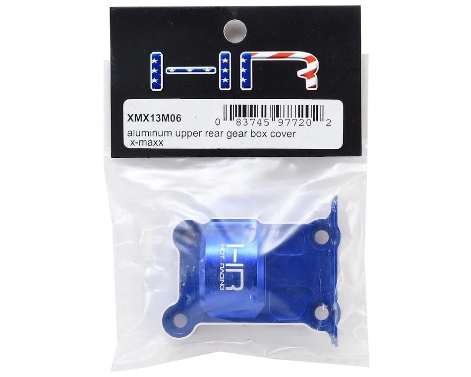 Hot Racing X-Maxx 6S & 8S Blue Aluminum Upper Rear Differential Cover XMX13M06