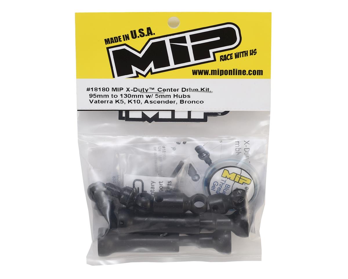 MIP18180 X-Duty Center Drive Kit, 95mm to 130mm w/ 5mm Hubs, for Vaterra K5, Ascender, Bronco