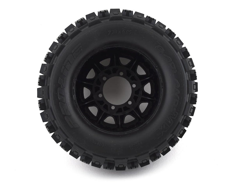 Pro-Line Badlands MX28 2.8" Tires on Raid Front Rear Adj. Offset Wheels 12mm Hex