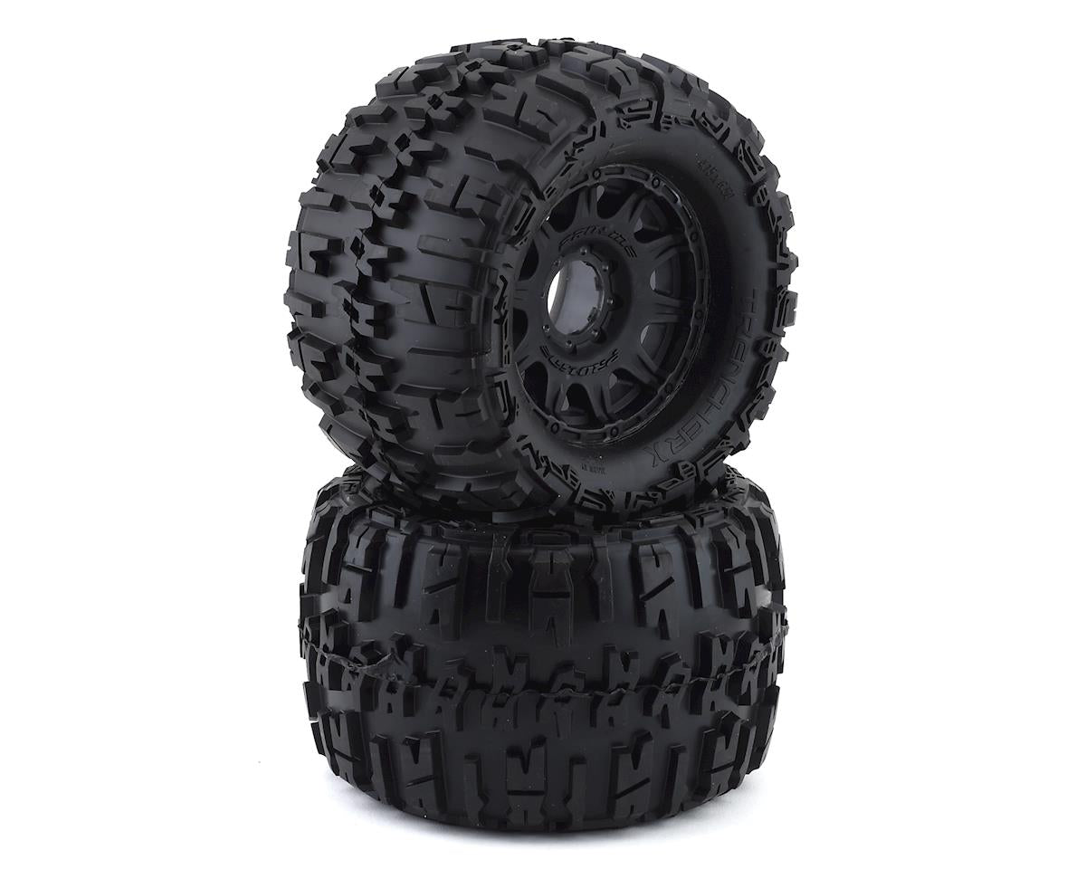 Pro-Line Trencher X MX38 3.8" Tire w/Raid 8x32 Wheels (Black) (2) (M2) w/Removable Hex