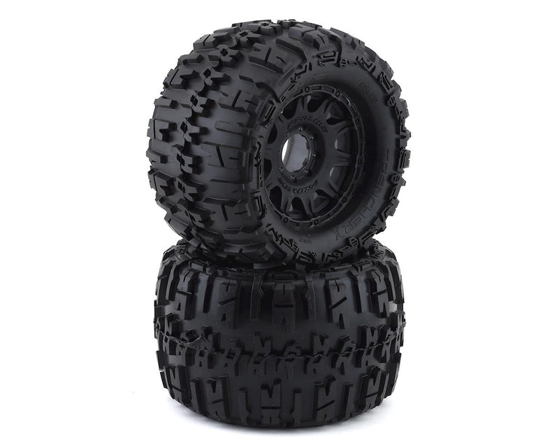 Pro-Line Trencher X MX38 3.8" Tire w/Raid 8x32 Wheels (Black) (2) (M2) w/Removable Hex