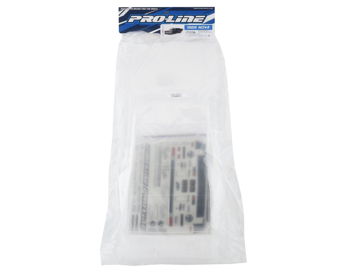 Pro-Line 1969 Chevrolet Nova Short Course No Prep Drag Racing Body (Clear)