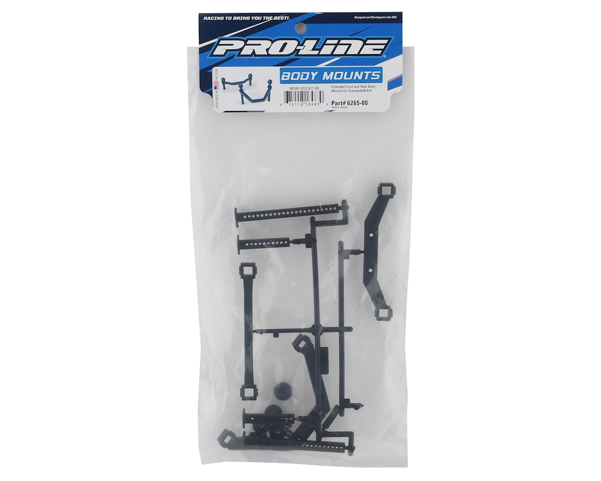 Pro-Line 626500 Extended Front & Rear Body Mounts For Stampede 4x4