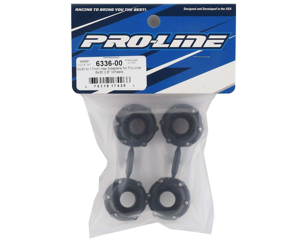 Pro-Line 6336-00(4) 6x30 to 17mm Hex Adapters