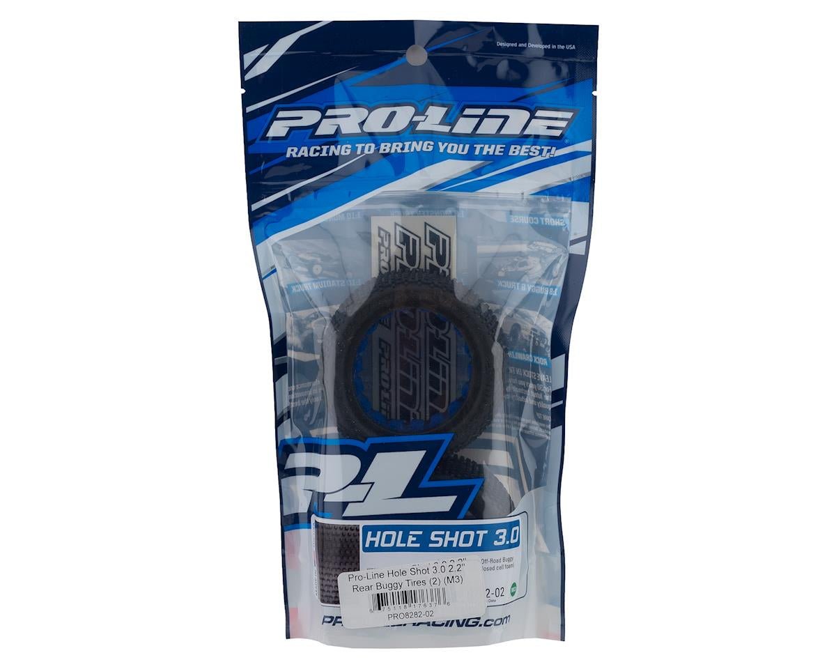 Pro-Line 8282-02 (2) (M3) Hole Shot 3.0 2.2" Rear Buggy Tires