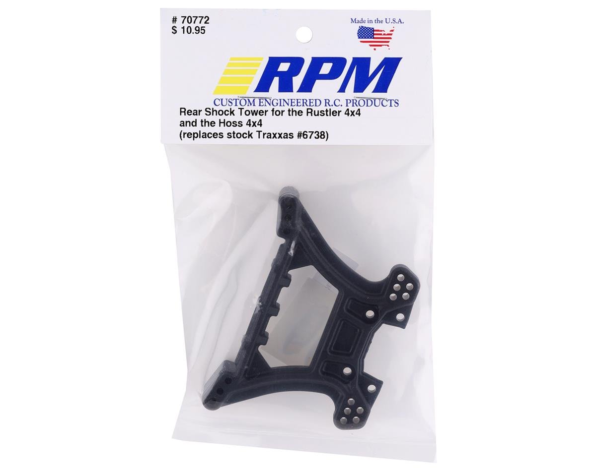 RPM 70772 Rear Shock Tower (Replace TRA6798) For Hoss Rustler 4X4