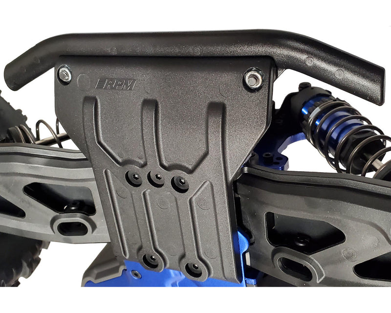 RPM 70982 Front Bumper & Skid Plate (Black) Traxxas Sledge
