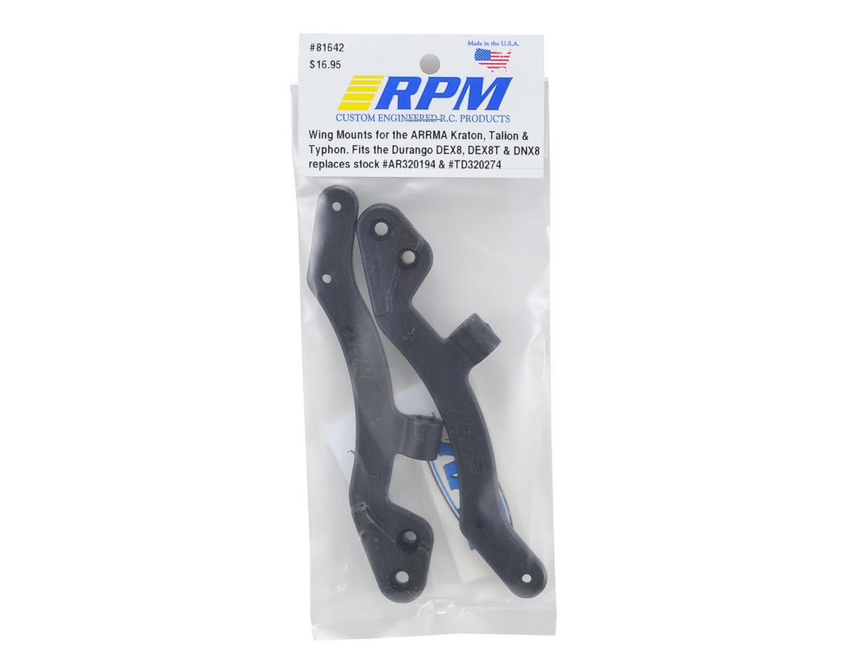 RPM81642 Wing Mounts For Arrma Kraton Talion Typhon Durango DEX8 DEX8T DNX8