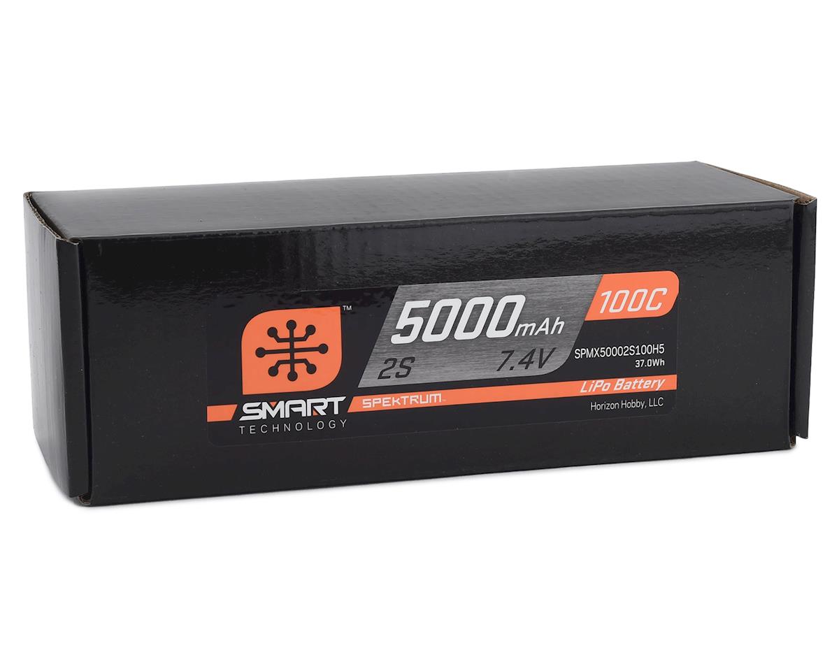 Spektrum RC 2S Smart LiPo Hard Case 100C Battery Pack (7.4V/5000mAh) w/IC5 Connector